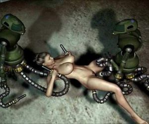 3D Animation: Robots Mating..